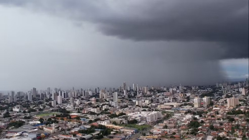 Mato Grosso enfrenta fim de semana com risco de granizo e chuvas intensas