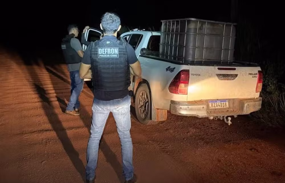 Motorista é preso por tentar levar mil litros de diesel para garimpo ilegal na Terra Indígena Sararé em MT