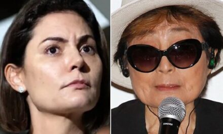 Michelle Bolsonaro é apelidada de “Yoko Ono” por aliados de Flávio