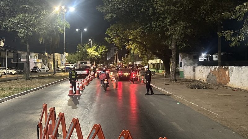 Sete motoristas embriagados são presos durante blitz em Cuiabá