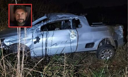 Empresário de 40 anos morre após Saveiro capotar em Porto dos Gaúchos