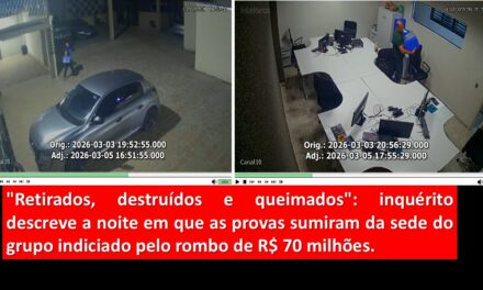 “Retirados, destruídos e queimados”.