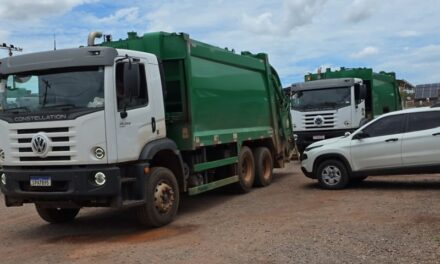 Funcionários da Locar paralisam coleta de lixo e deixam 70% da frota fora de circulação em Cuiabá