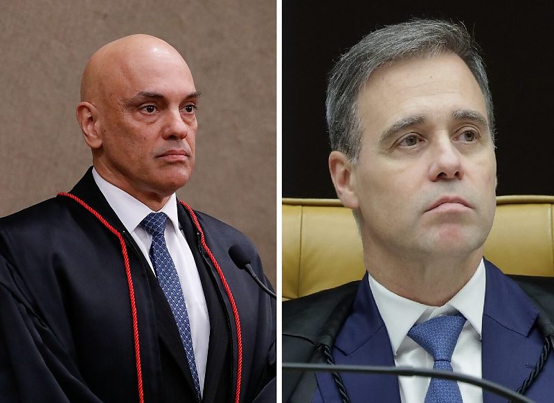 Moraes e Mendonça partem para confronto no STF: “Mentira, mentira, mentira”