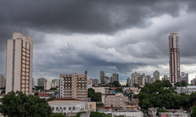 Inmet coloca 108 cidades de MT sob alerta de tempestade com granizo e ventos de até 60 km/h
