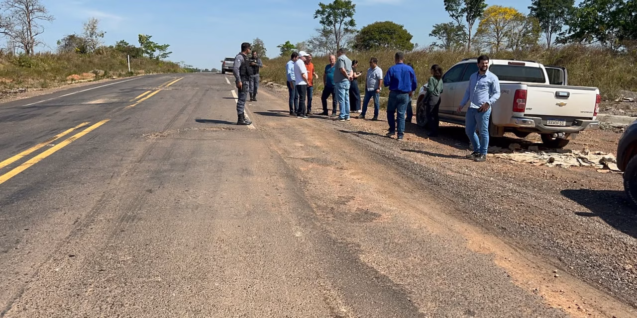Estado recorre ao TCE e alerta para prejuízos com permanência de consórcio que entregou asfalto ‘esfarelado’ na MT-170