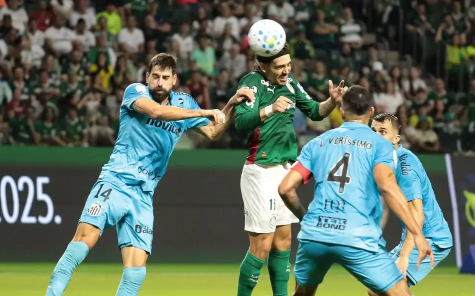 O Palmeiras eliminou o Santos nas quartas de final da Copa do Brasil de 2026