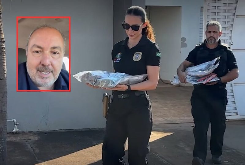 Ex-prefeito de Lacerda critica operação do Naco e diz que bolada apreendida é dele: “Se fosse sujo, não estava no meu quarto”