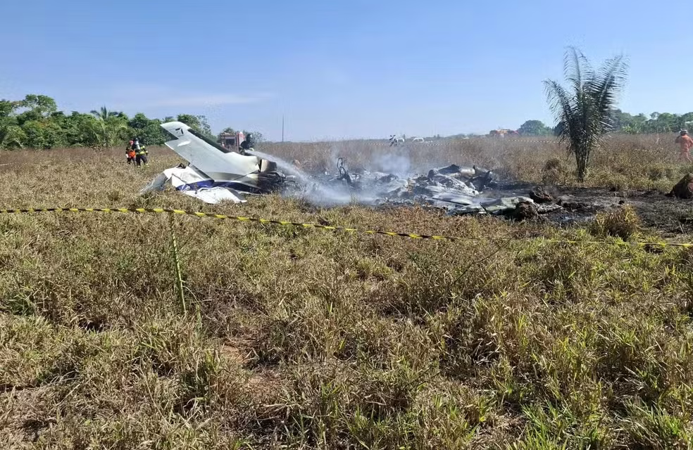 Avião que caiu em Água boa pode ser de tráfico de drogas